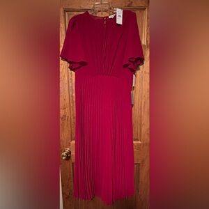Elegant Mila Mae Merlot Dress